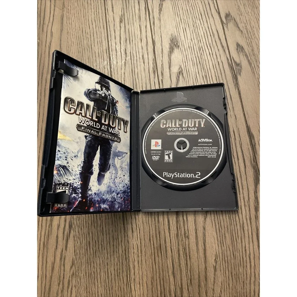 Call of Duty World at War Final Fronts Playstation 2 PS2 Blockbuster Stickers